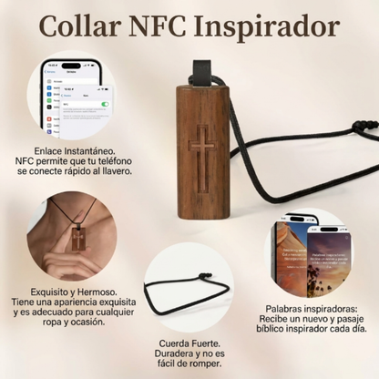 Collar religioso de Madera con Guía Bíblica